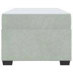 Casa si Gradina - Mobilier - Paturi si accesorii - Paturi - Cadru de pat cu saltea Altele Gri deschis 90 x 190 cm Catifea - Infinity.ro