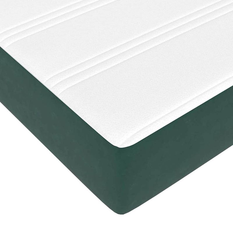 Casa si Gradina - Mobilier - Paturi si accesorii - Paturi - Cadru de pat Altele Alb si gri deschis 120 x 200 cm Catifea - Infinity.ro