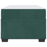 Casa si Gradina - Mobilier - Paturi si accesorii - Paturi - Cadru de pat cu saltea Altele Verde inchis 90 x 190 cm Catifea - Infinity.ro