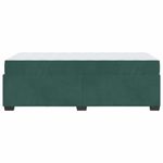Casa si Gradina - Mobilier - Paturi si accesorii - Paturi - Cadru de pat cu saltea Altele Verde inchis 90 x 190 cm Catifea - Infinity.ro
