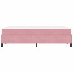 Casa si Gradina - Mobilier - Paturi si accesorii - Paturi - Cadru de pat Altele Roz si alb 120 x 200 cm Catifea - Infinity.ro