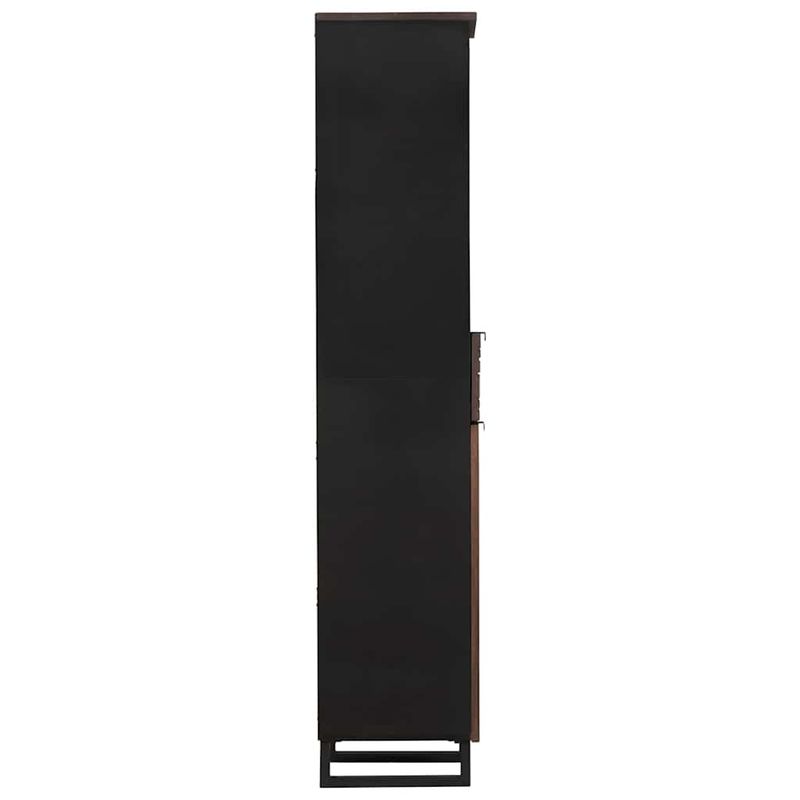 Casa si Gradina - Mobilier - Mobilier baie - Corpuri baie - Seturi de mobilier pentru baie cu sertar cu raft Dungi Maro 38 x 33 x 160 cm - Infinity.ro