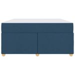 Casa si Gradina - Mobilier - Paturi si accesorii - Paturi - Cadru de pat cu saltea Altele albastru 140 x 200 cm tesatura - Infinity.ro
