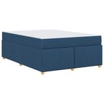 Casa si Gradina - Mobilier - Paturi si accesorii - Paturi - Cadru de pat cu saltea Altele albastru 140 x 200 cm tesatura - Infinity.ro