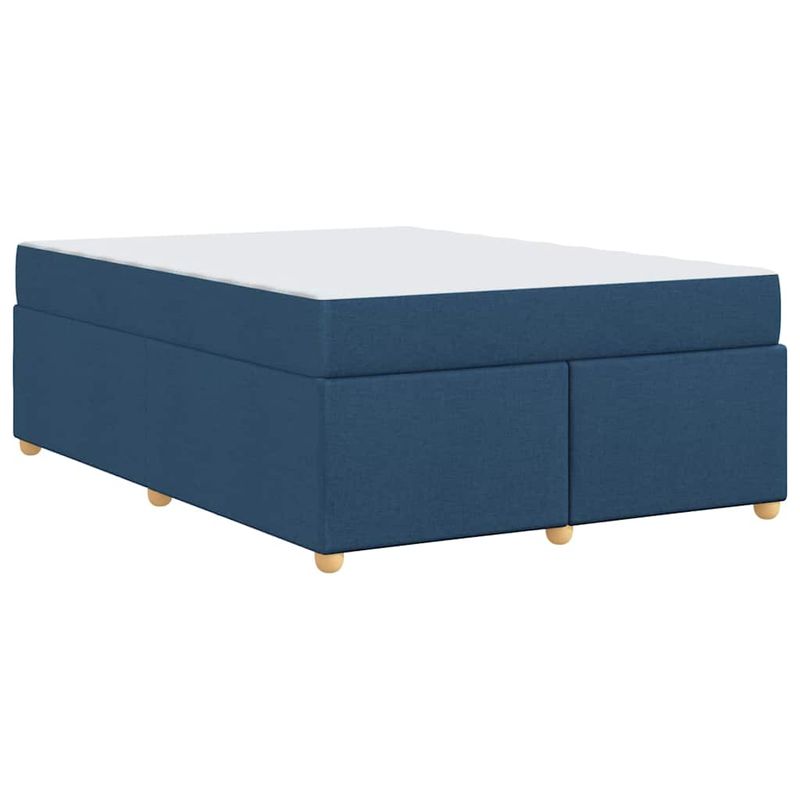 Casa si Gradina - Mobilier - Paturi si accesorii - Paturi - Cadru de pat cu saltea Altele albastru 140 x 200 cm tesatura - Infinity.ro