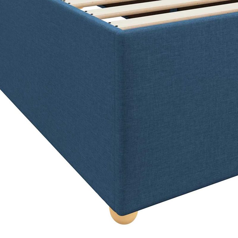 Casa si Gradina - Mobilier - Paturi si accesorii - Paturi - Cadru de pat cu saltea Altele albastru 140 x 200 cm tesatura - Infinity.ro