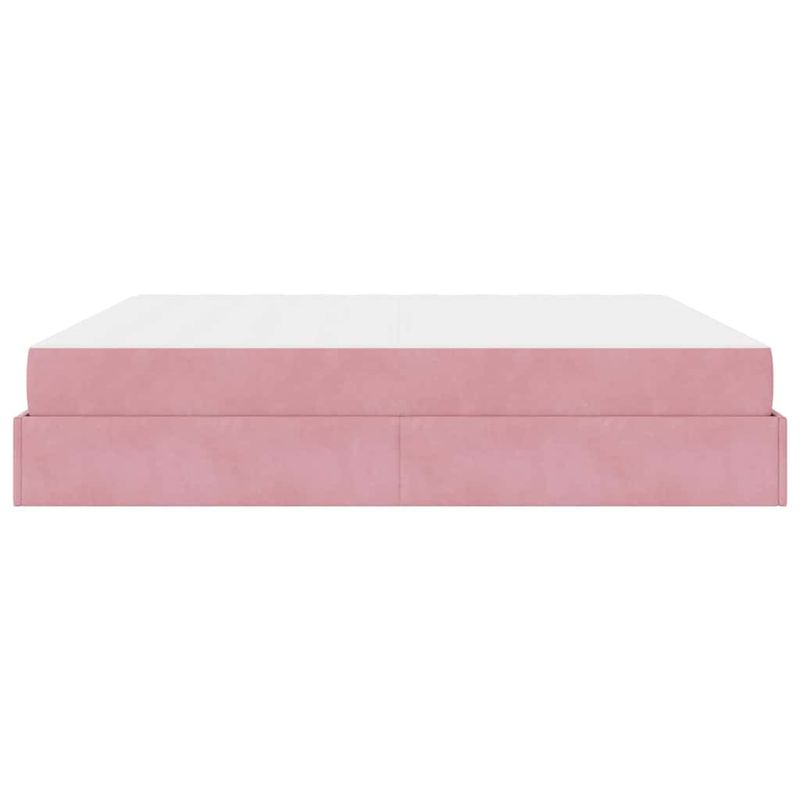 Casa si Gradina - Mobilier - Paturi si accesorii - Paturi - Cadru de pat Altele Roz 200 x 200 cm Catifea - Infinity.ro