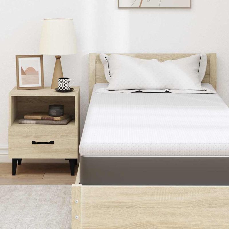 Casa si Gradina - Mobilier - Saltele si somiere - Toppere - Topper pentru saltea Alb 70 x 200 cm - Infinity.ro