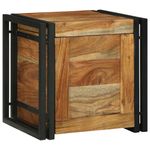 Casa si Gradina - Mobilier - Organizare si depozitare - Cutii depozitare - Cufere de Depozitare Maro 40 x 40 x 40 cm Lemn masiv de acacia - Infinity.ro