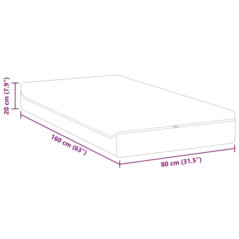 Casa si Gradina - Mobilier - Saltele si somiere - Saltele - Saltele Alb, Gri 80 x 160 cm - Infinity.ro