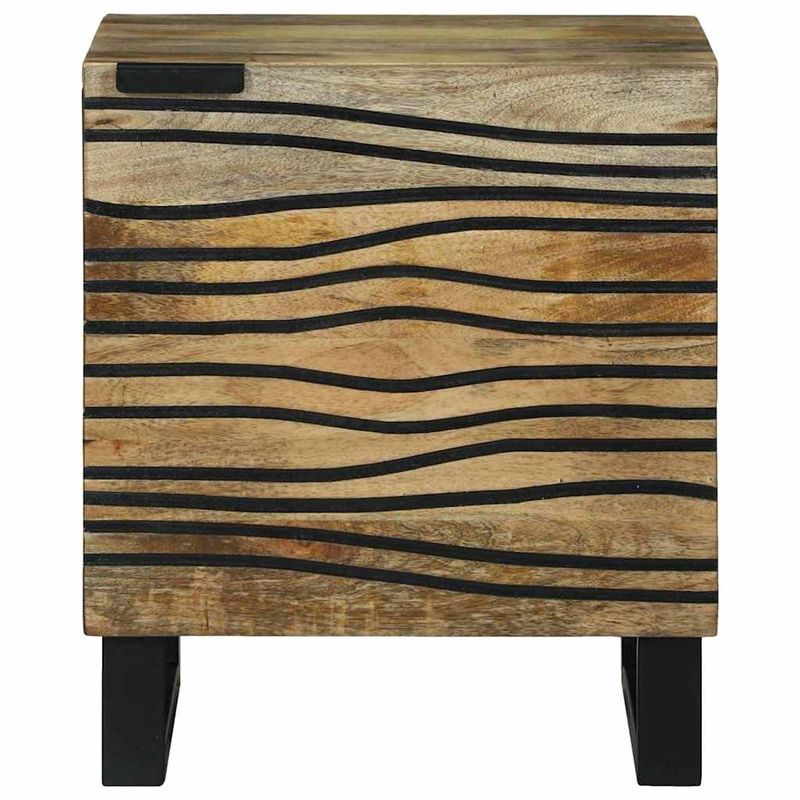 Casa si Gradina - Mobilier - Comode si corpuri - Noptiere - Noptiere Maro si negru 40 x 33.5 x 46 cm - Infinity.ro