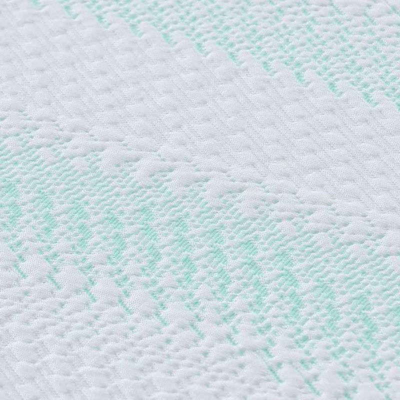 Casa si Gradina - Mobilier - Saltele si somiere - Toppere - Topper pentru saltea Alb si Verde 90 x 200 cm - Infinity.ro