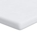 Casa si Gradina - Mobilier - Saltele si somiere - Toppere - Topper pentru saltea Alb 80 x 200 cm - Infinity.ro