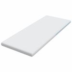 Casa si Gradina - Mobilier - Saltele si somiere - Toppere - Topper pentru saltea Alb 80 x 200 cm - Infinity.ro