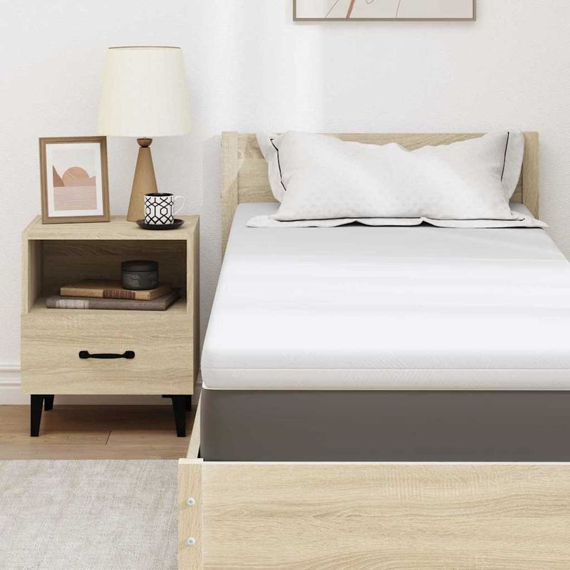 Casa si Gradina - Mobilier - Saltele si somiere - Toppere - Topper pentru saltea Alb 80 x 200 cm - Infinity.ro