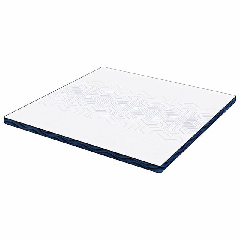 Casa si Gradina - Mobilier - Saltele si somiere - Toppere - Topper pentru saltea Alb si albastru 180 x 200 cm - Infinity.ro