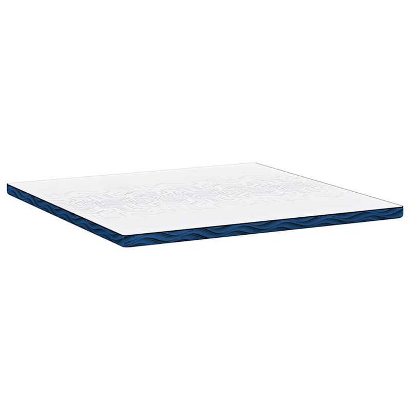 Casa si Gradina - Mobilier - Saltele si somiere - Toppere - Topper pentru saltea Alb si albastru 180 x 200 cm - Infinity.ro
