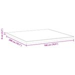 Casa si Gradina - Mobilier - Saltele si somiere - Toppere - Topper pentru saltea Alb si albastru 180 x 200 cm - Infinity.ro