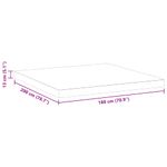 Casa si Gradina - Mobilier - Saltele si somiere - Saltele - Saltele Alb 180 x 200 cm Tesatura din 100% poliester - Infinity.ro