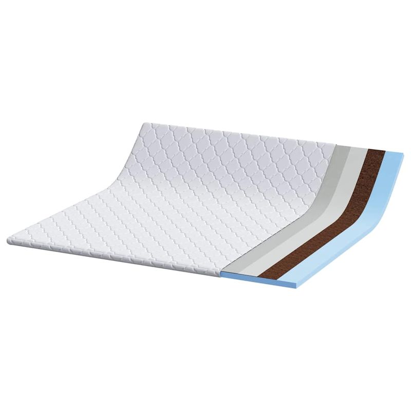 Casa si Gradina - Mobilier - Saltele si somiere - Toppere - Topper pentru saltea Alb 200 x 200 cm Polyester fara adeziv - Infinity.ro