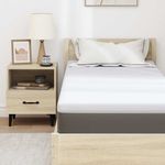 Casa si Gradina - Mobilier - Saltele si somiere - Toppere - Topper pentru saltea Alb 80 x 200 cm - Infinity.ro