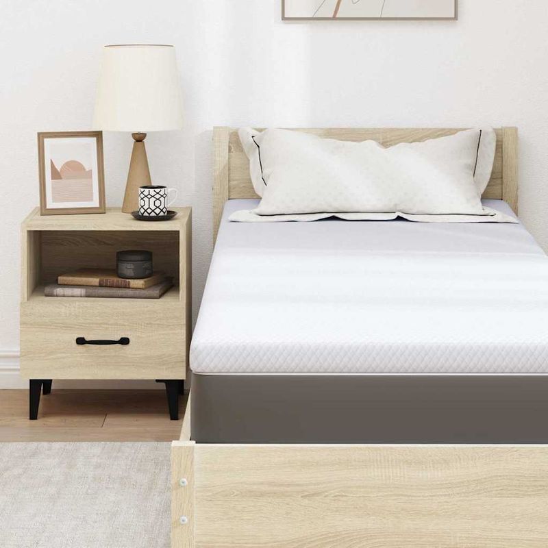 Casa si Gradina - Mobilier - Saltele si somiere - Toppere - Topper pentru saltea Alb 80 x 200 cm - Infinity.ro