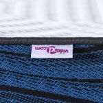 Casa si Gradina - Mobilier - Saltele si somiere - Toppere - Topper pentru saltea Alb si albastru 90 x 200 cm - Infinity.ro