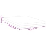 Casa si Gradina - Mobilier - Saltele si somiere - Saltele - Saltele Alb, Gri 140 x 190 cm - Infinity.ro