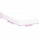 Casa si Gradina - Mobilier - Saltele si somiere - Saltele - Saltele Alb, Gri 100 x 200 cm Tesatura tricotata - Infinity.ro