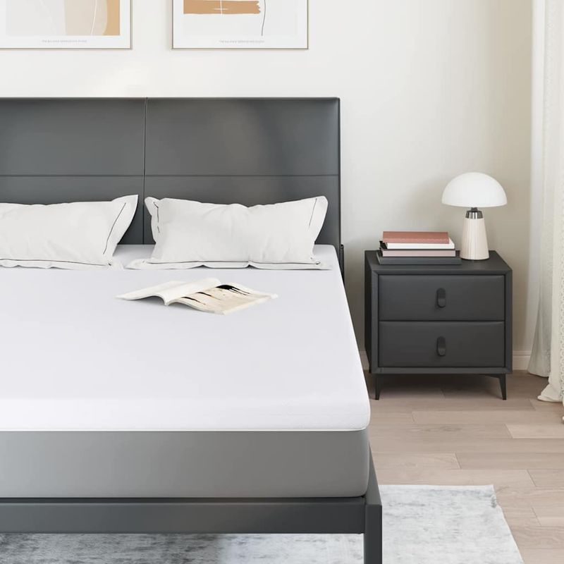 Casa si Gradina - Mobilier - Saltele si somiere - Toppere - Topper pentru saltea Alb 140 x 190 cm - Infinity.ro