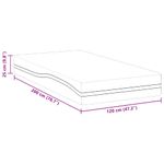 Casa si Gradina - Mobilier - Saltele si somiere - Saltele - Saltele Alb, Gri 120 x 200 cm - Infinity.ro