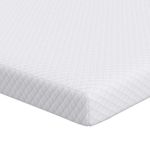 Casa si Gradina - Mobilier - Saltele si somiere - Toppere - Topper pentru saltea Alb 90 x 200 cm - Infinity.ro
