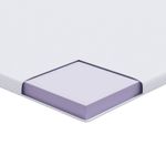 Casa si Gradina - Mobilier - Saltele si somiere - Toppere - Topper pentru saltea Alb 180 x 200 cm - Infinity.ro