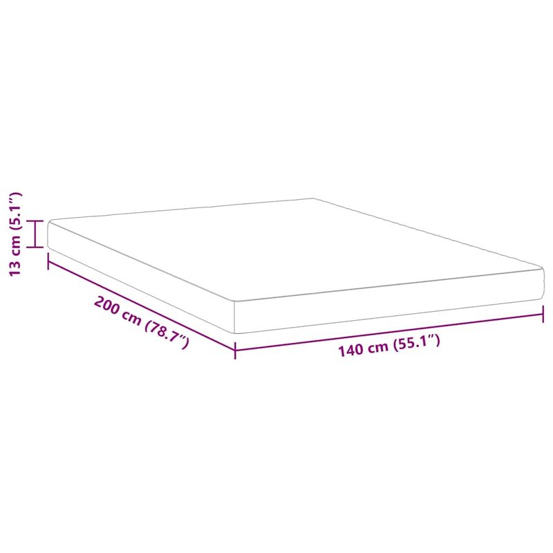 Casa si Gradina - Mobilier - Saltele si somiere - Saltele - Saltele Alb 140 x 200 cm Tesatura din 100% poliester - Infinity.ro