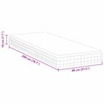 Casa si Gradina - Mobilier - Saltele si somiere - Saltele - Saltele Alb, Gri 80 x 200 cm Tesatura tricotata - Infinity.ro