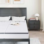 Casa si Gradina - Mobilier - Saltele si somiere - Saltele - Saltele 2 pcs Alb, Gri 80 x 200 cm Tesatura tricotata - Infinity.ro