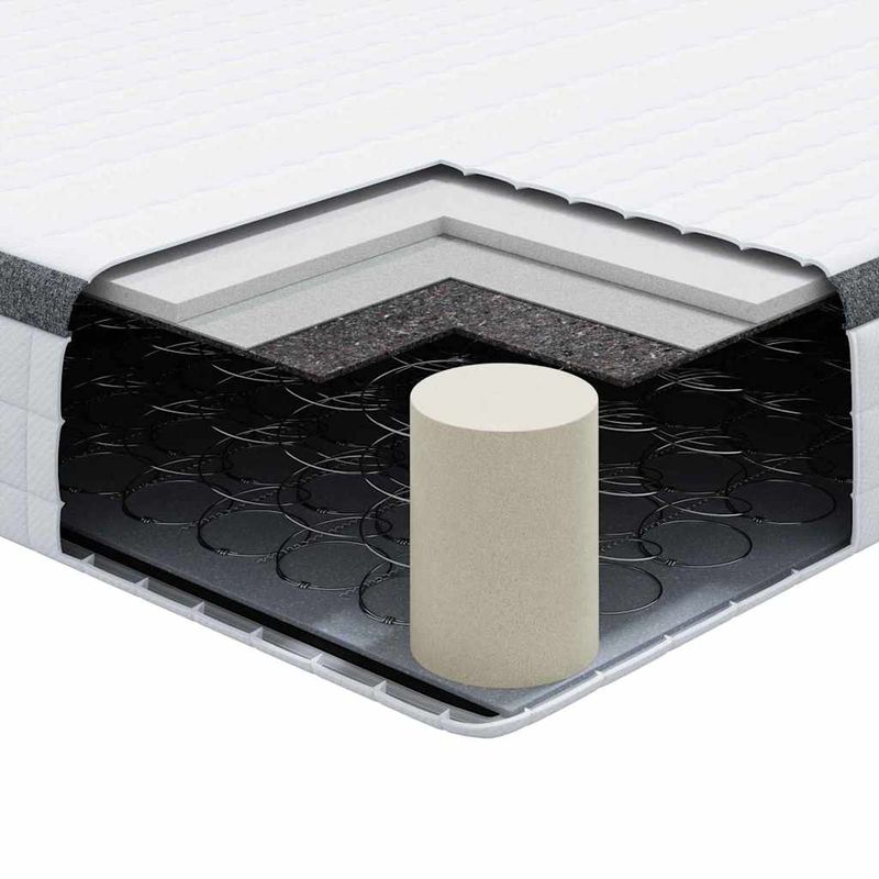 Casa si Gradina - Mobilier - Saltele si somiere - Saltele - Saltele 2 pcs Alb, Gri 80 x 200 cm Tesatura tricotata - Infinity.ro