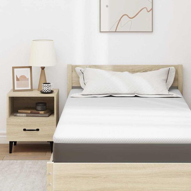 Casa si Gradina - Mobilier - Saltele si somiere - Toppere - Topper pentru saltea Alb 90 x 190 cm - Infinity.ro