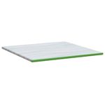 Casa si Gradina - Mobilier - Saltele si somiere - Toppere - Topper pentru saltea Alb si Verde 200 x 200 cm - Infinity.ro