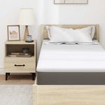 Casa si Gradina - Mobilier - Saltele si somiere - Toppere - Topper pentru saltea Alb 80 x 200 cm - Infinity.ro