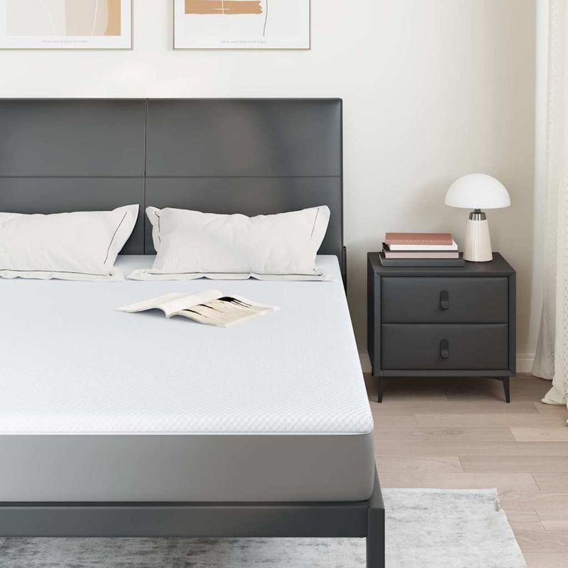 Casa si Gradina - Mobilier - Saltele si somiere - Toppere - Topper pentru saltea Alb 140 x 200 cm - Infinity.ro