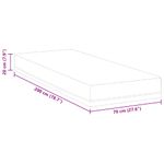 Casa si Gradina - Mobilier - Saltele si somiere - Saltele - Saltele Alb, albastru 70 x 200 cm - Infinity.ro