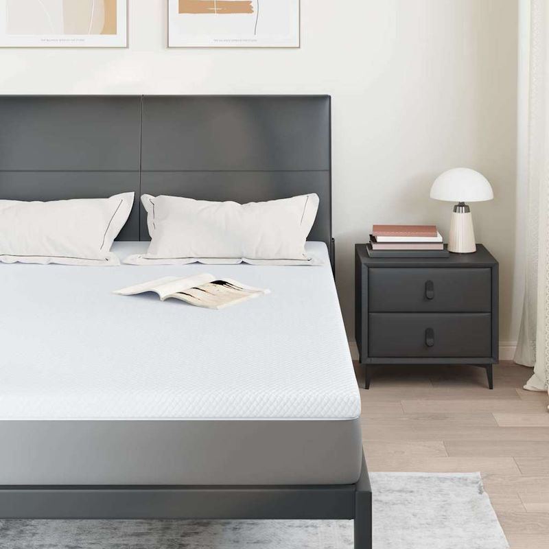 Casa si Gradina - Mobilier - Saltele si somiere - Toppere - Paturile pentru saltea Alb 140 x 190 cm - Infinity.ro