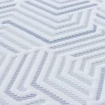 Casa si Gradina - Mobilier - Saltele si somiere - Toppere - Topper pentru saltea Alb si albastru 180 x 200 cm - Infinity.ro