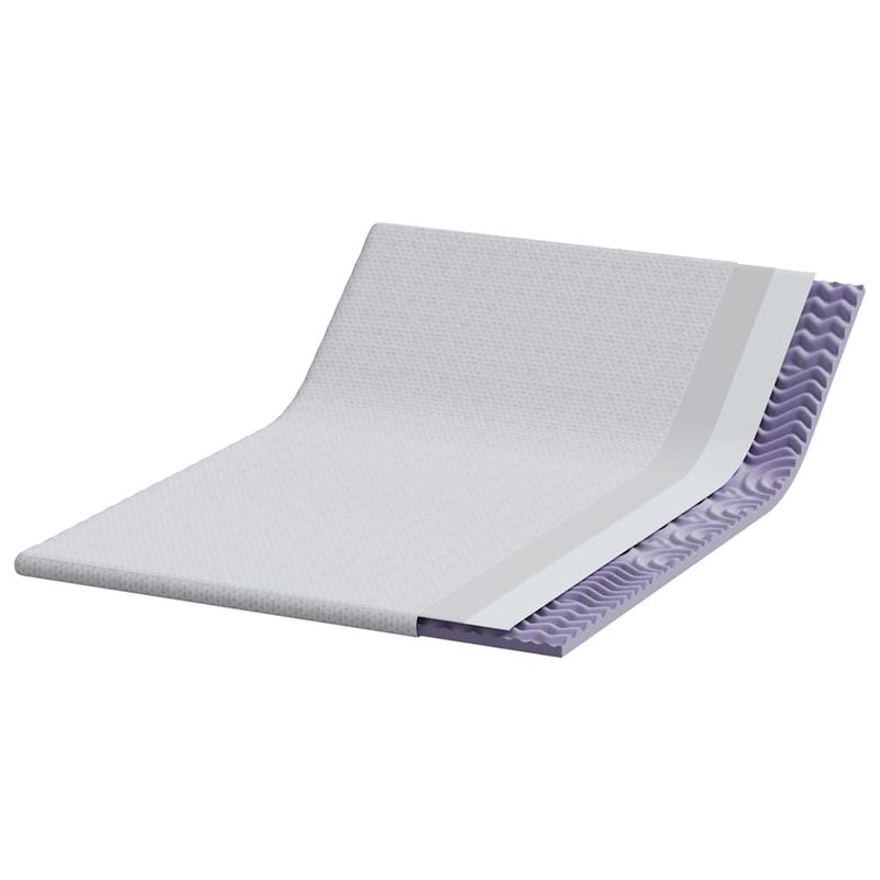 Casa si Gradina - Mobilier - Saltele si somiere - Toppere - Topper pentru saltea Alb 140 x 190 cm - Infinity.ro