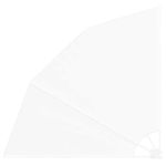 Casa si Gradina - Gradina si terasa - Umbrele si pavilioane - Umbrele - Panou de intimitate pentru balcon Alb 160 x 160 cm tesatura - Infinity.ro