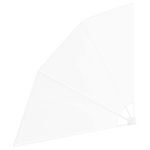 Casa si Gradina - Gradina si terasa - Umbrele si pavilioane - Umbrele - Panou de intimitate pentru balcon Alb 160 x 160 cm tesatura - Infinity.ro