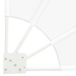 Casa si Gradina - Gradina si terasa - Umbrele si pavilioane - Umbrele - Panou de intimitate pentru balcon Alb 160 x 160 cm tesatura - Infinity.ro