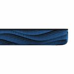 Casa si Gradina - Mobilier - Saltele si somiere - Toppere - Topper pentru saltea cu usa Alb si albastru 140 x 190 cm - Infinity.ro