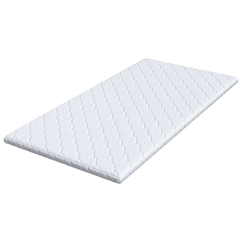 Casa si Gradina - Mobilier - Saltele si somiere - Toppere - Topper pentru saltea Alb 90 x 200 cm Polyester fara adeziv - Infinity.ro